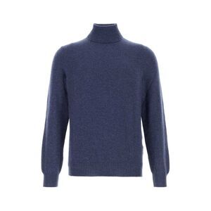 Fedeli Men Air Force Blue Cashmere Sweater